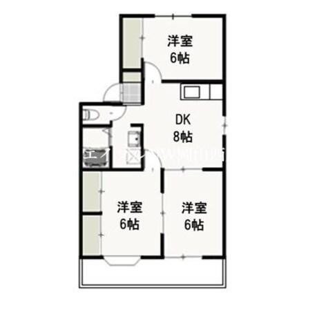 ファミーユサトウ　Ｂ棟の物件間取画像